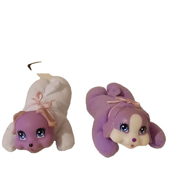 Just Play Puppy Surprise Riley Purple Stuffed Plush Animal Toy Dog w/ 2 Puppies - Picture 8 of 12